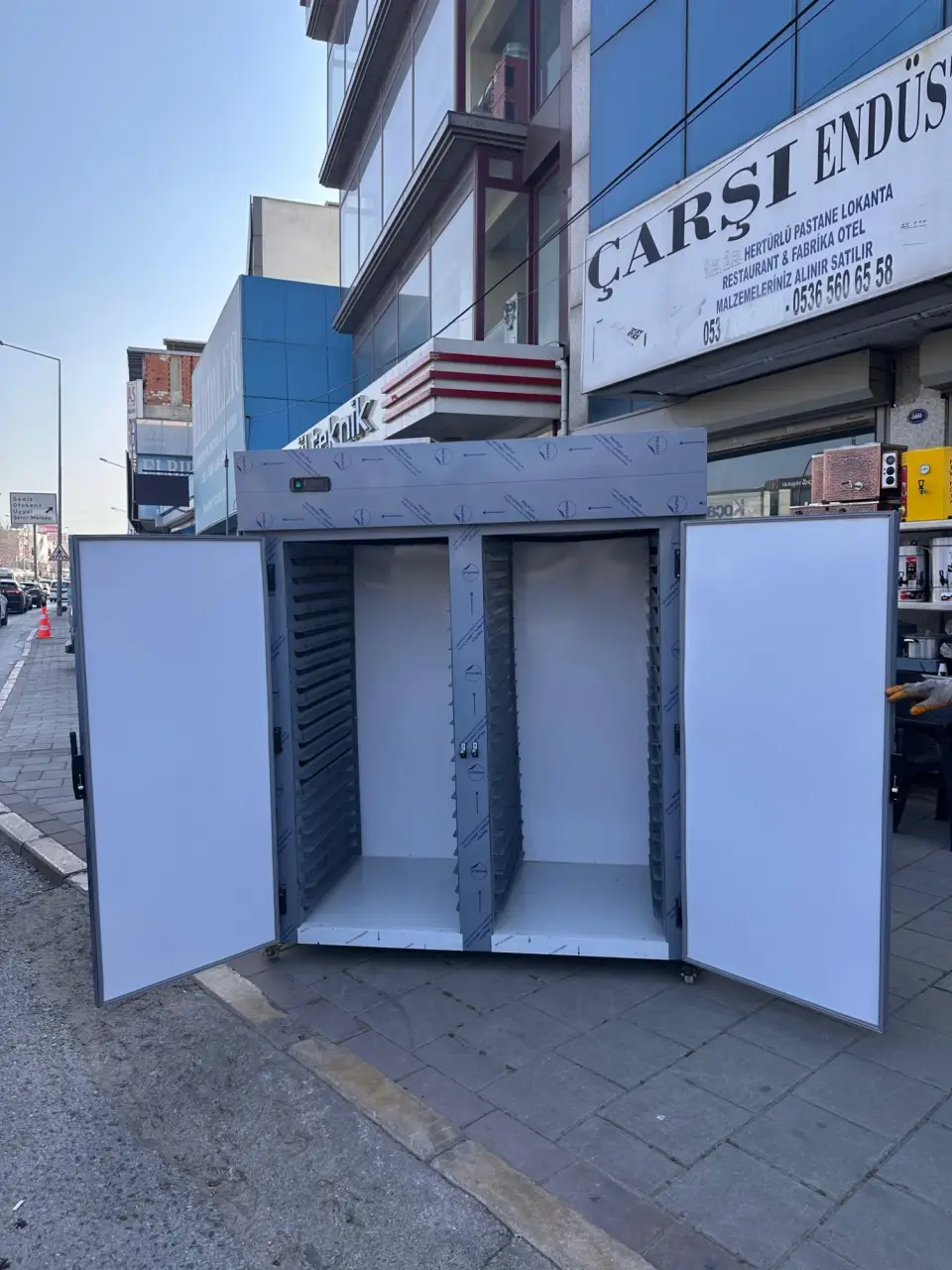 40x60 TAVA UYUMLU SIFIR ÇİFT KAPILI HAMUR MAYALANDIRMA DOLABI, fotoğraf 4