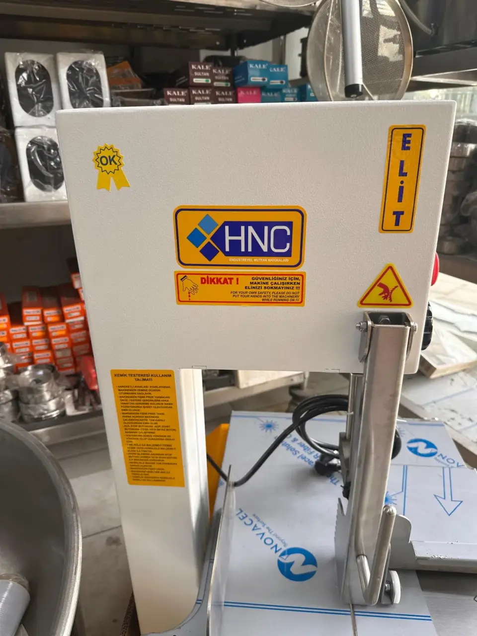 1.5 KW Et Kemik Testeresi HNC marka, fotoğraf 5
