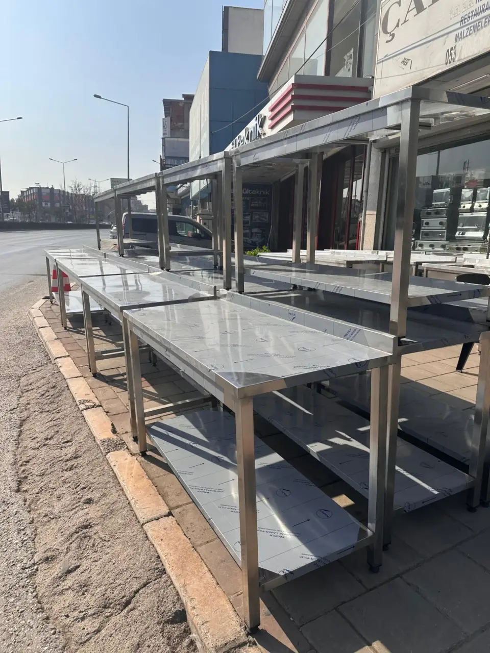 KROM ÇALIŞMA TEZGAHLARI (TABANLI / TABANSIZ / KAPALI SEÇENEKLİ)