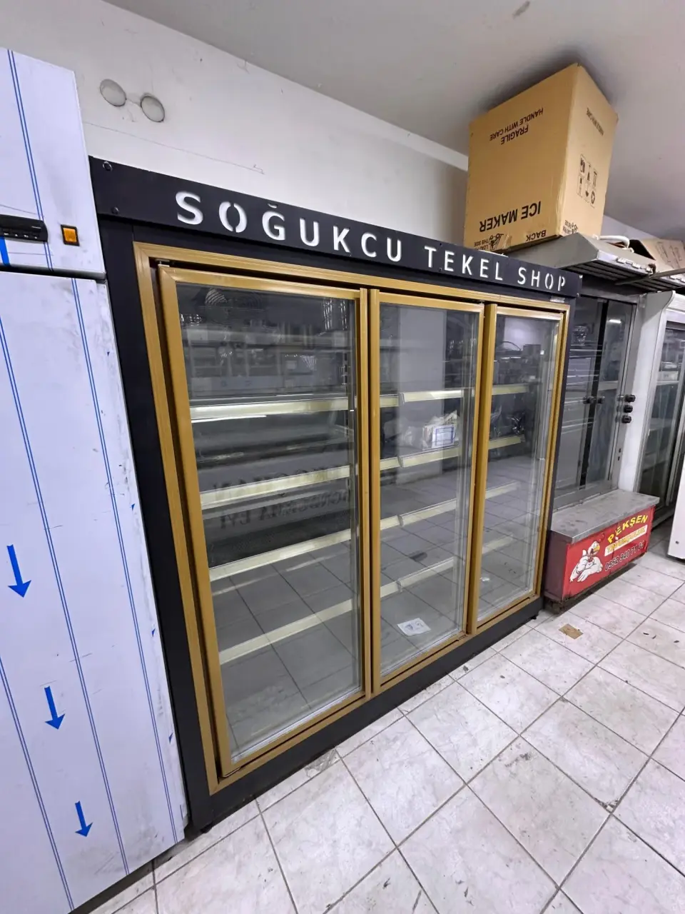 2 METRE  KROM RAFLI ŞİŞE / İÇECEK SOĞUTMA DOLABI, fotoğraf 6