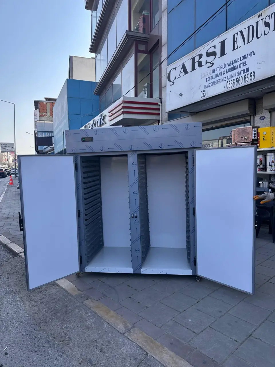 40x60 TAVA UYUMLU SIFIR ÇİFT KAPILI HAMUR MAYALANDIRMA DOLABI, fotoğraf 2