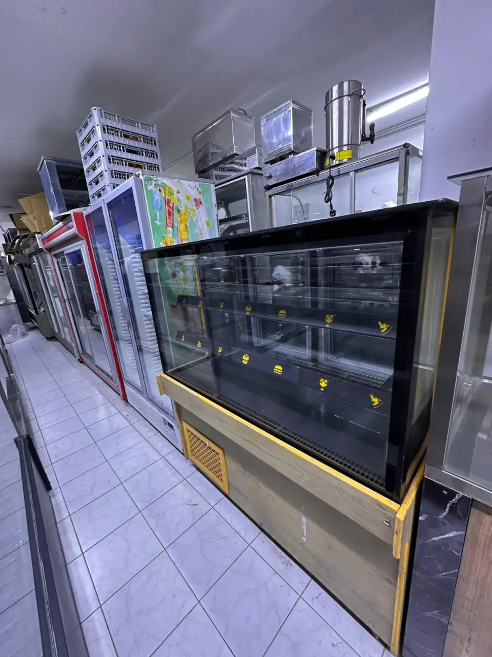 150cm Yüksek Vitrin Soğutucu Dolap, fotoğraf 2