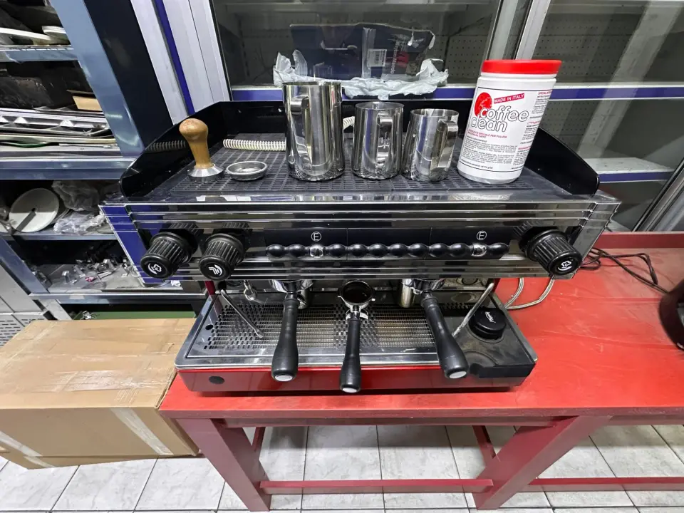 2 GRUPLU İTALYAN ENDÜSTRİYEL ESPRESSO KAHVE MAKİNESİ, fotoğraf 4