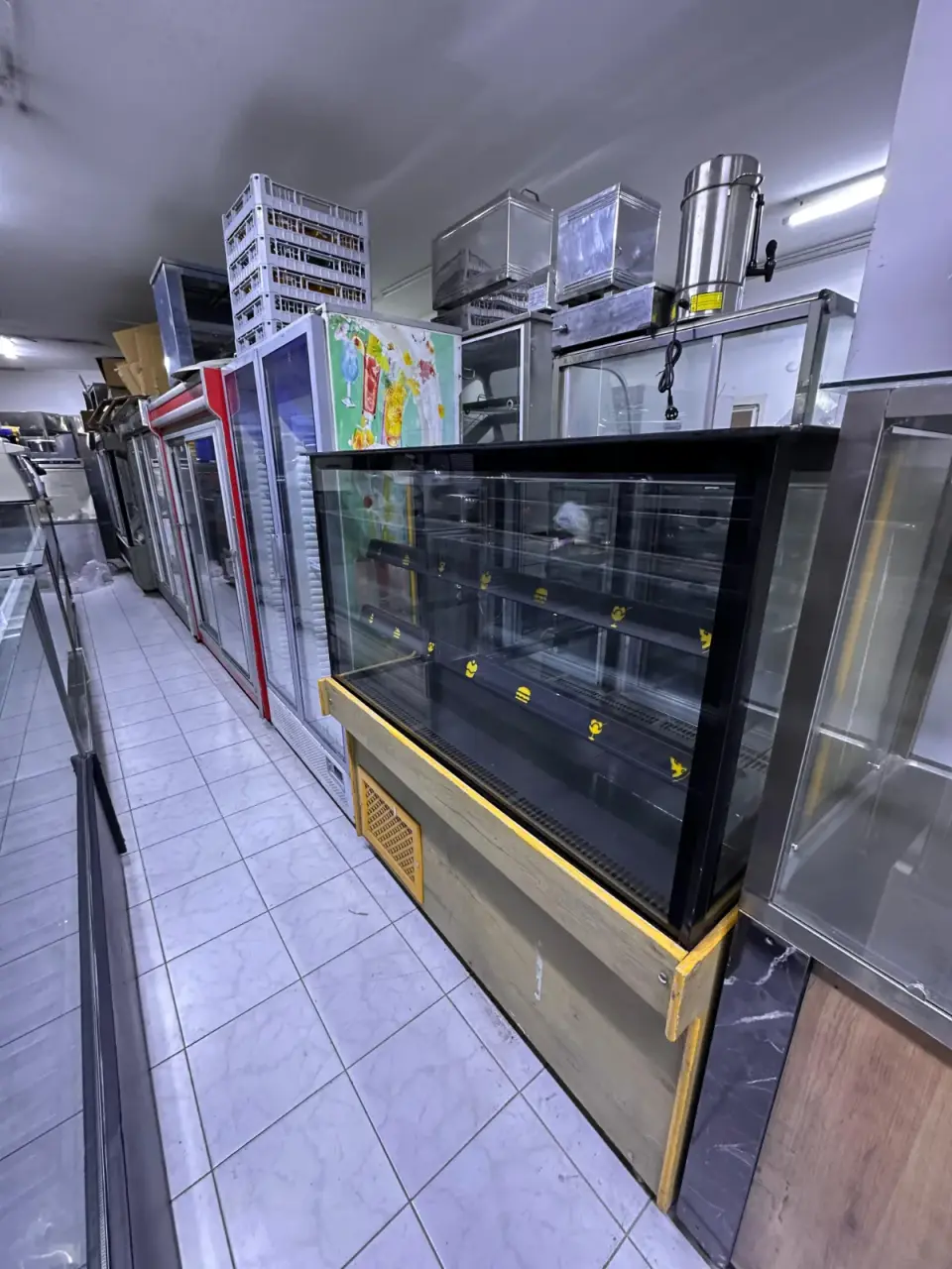150cm Yüksek Vitrin Soğutucu Dolap