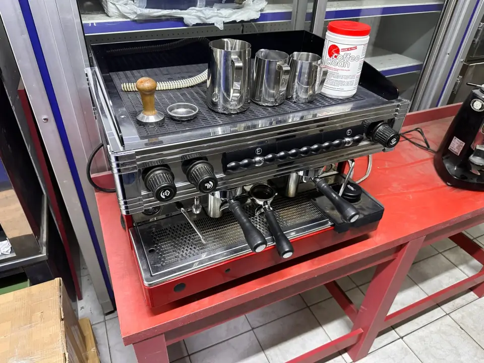 2 GRUPLU İTALYAN ENDÜSTRİYEL ESPRESSO KAHVE MAKİNESİ