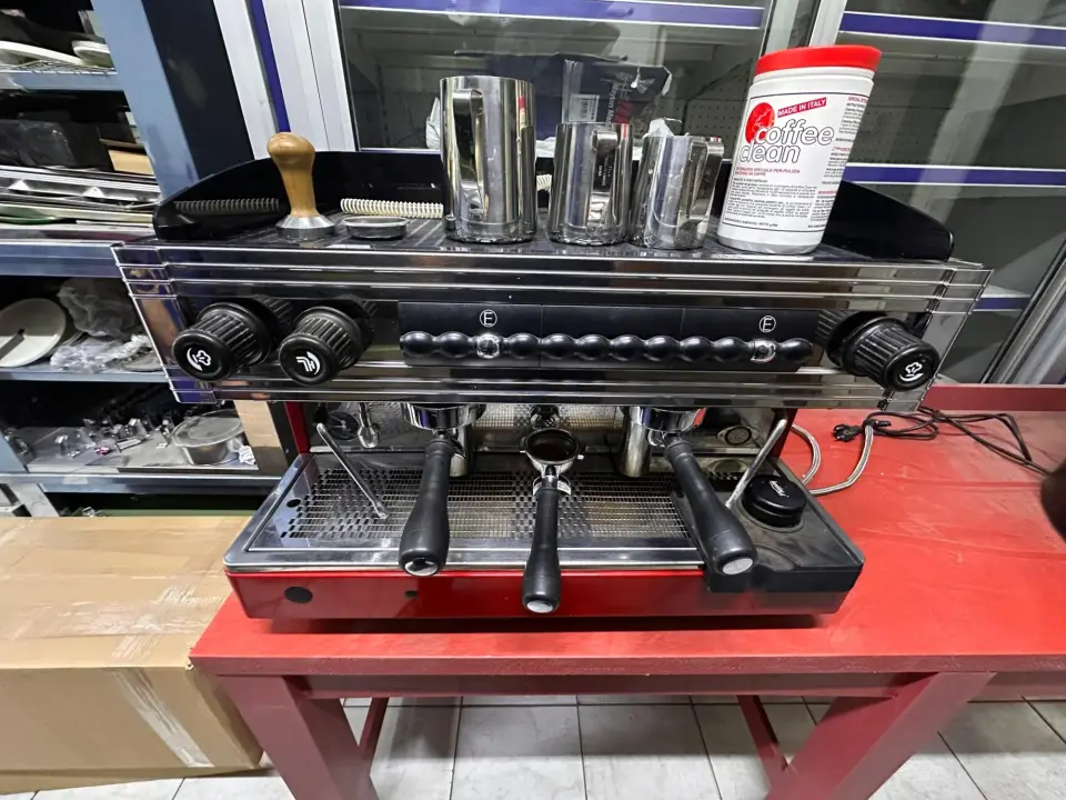 2 GRUPLU İTALYAN ENDÜSTRİYEL ESPRESSO KAHVE MAKİNESİ, fotoğraf 5
